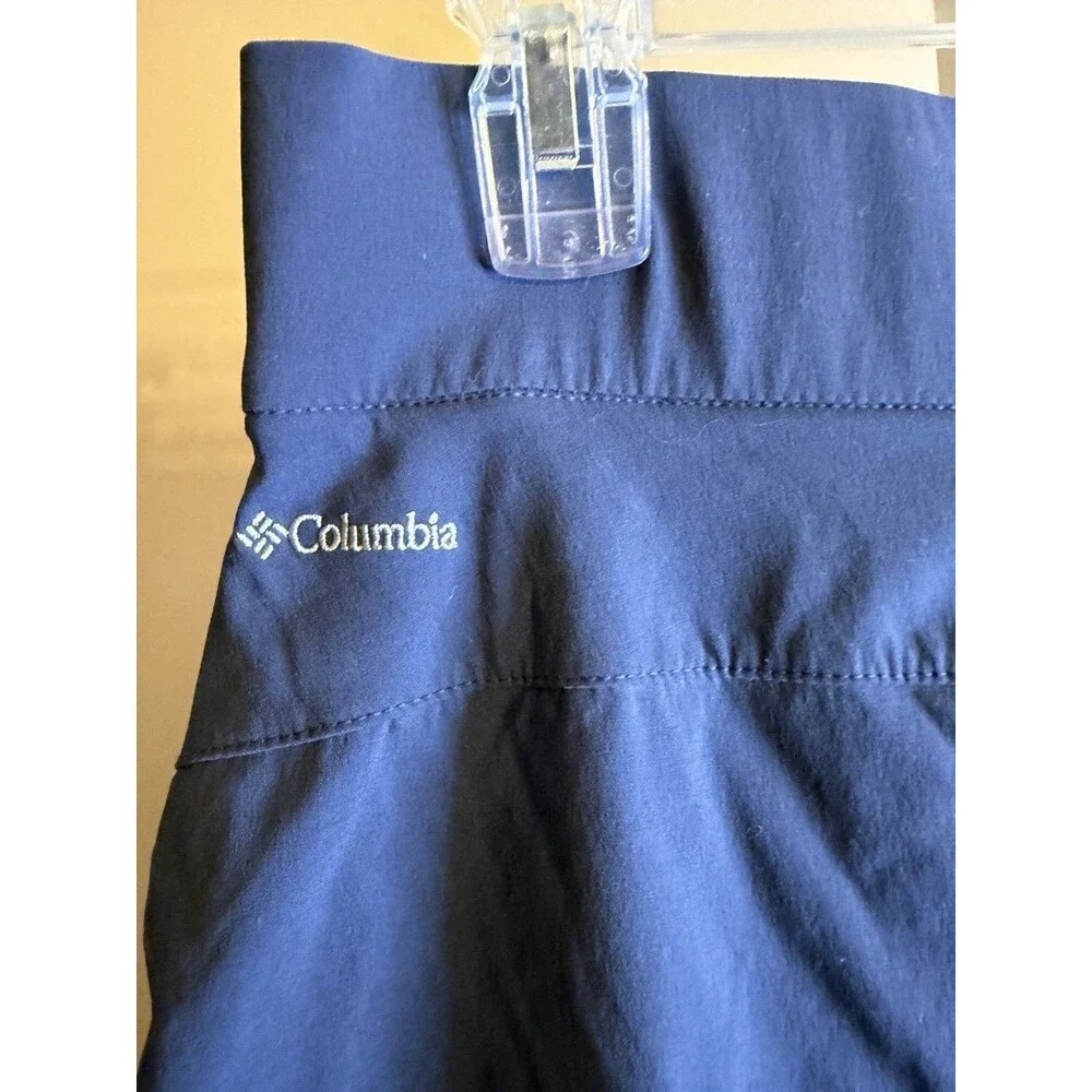 Women Columbia Omni Shield Navy Blue Cinch Side Golf Tennis Skort L - Picture 6 of 12